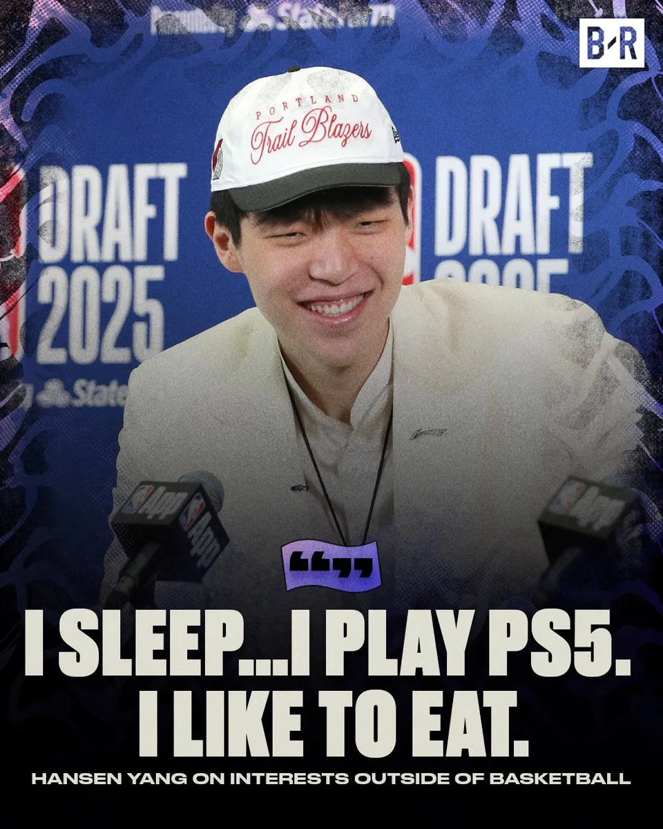 杨瀚森喜欢睡觉&打游戏,美媒:他和我们一样